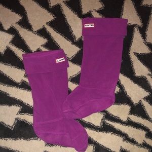 Hunter Tall Boot Socks - Fuchsia (M/L)